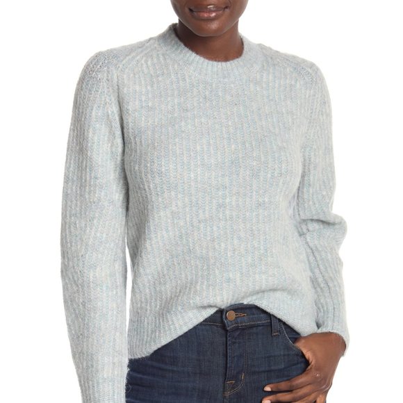 Rag Bone Jonie Rib Knit Sweater Light 